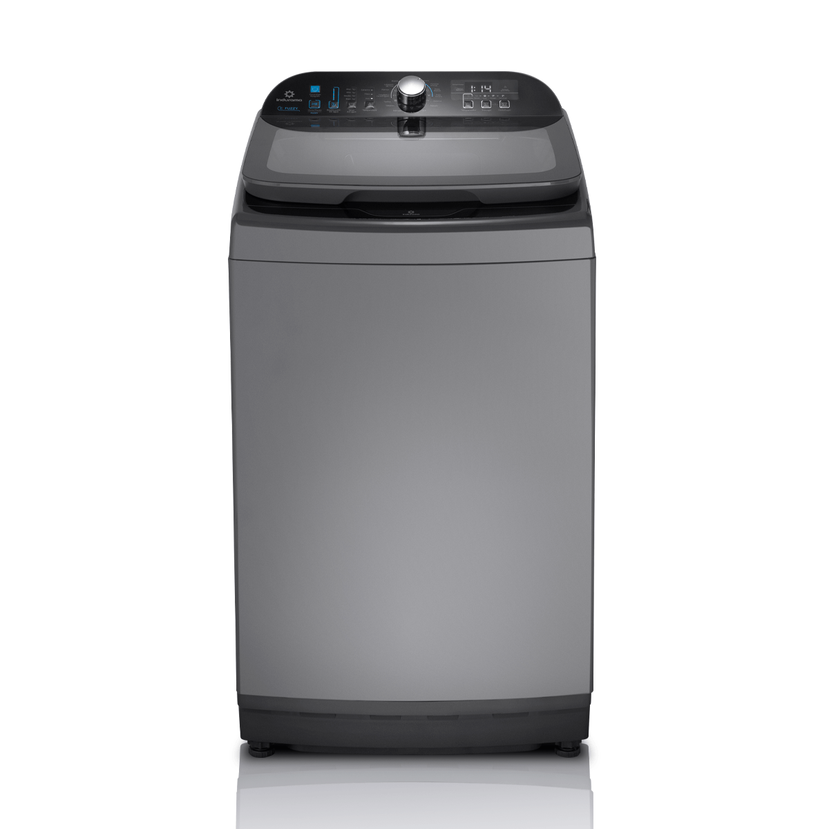 Lavadora Automática Indurama 17kg Gris Carga Superior LRI-17DGR