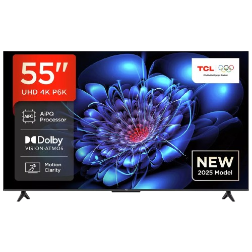 Smart TV TCL 55 Pulgadas 4K Ultra HD Google TV con HDR10