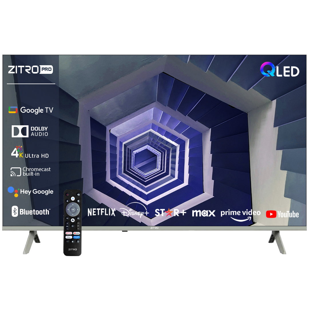 Televisor Smart Zitro Google tv Qled / ZTQLED55 / 55''