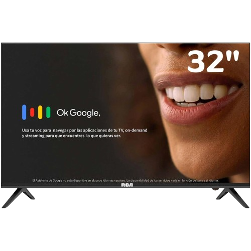 Smart TV RCA 32 Pulgadas HD Google TV con Bluetooth y Voz