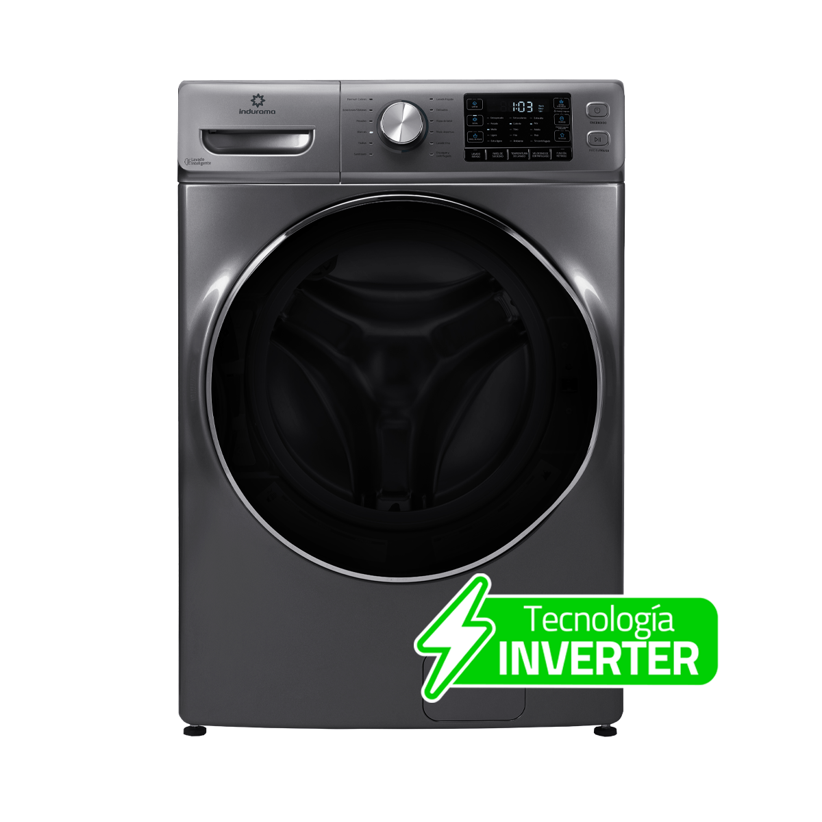 Lavadora Indurama Inverter 21kg / LRI-21FCR